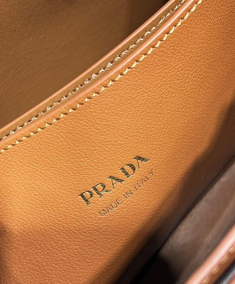 Prada Small Leather Handbag With Belt 1BA418